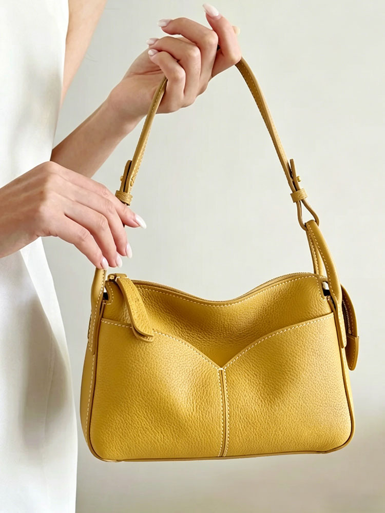 Luxury Bags Yellow - Yellow Shoulder Handbag Women's Commuter Bag