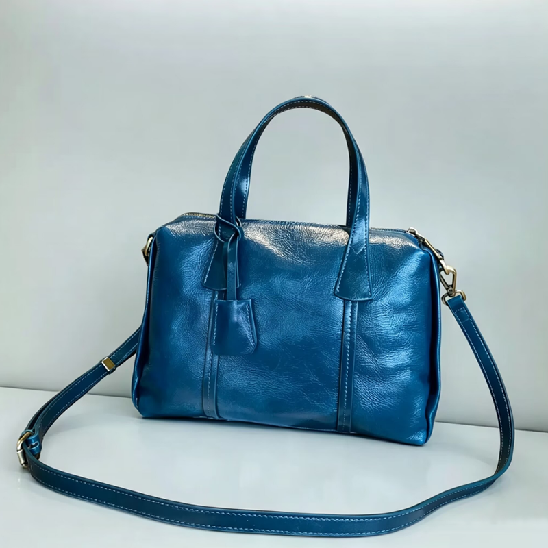 Luxury Bags Girls - Vintage Real Leather Handbag For Women