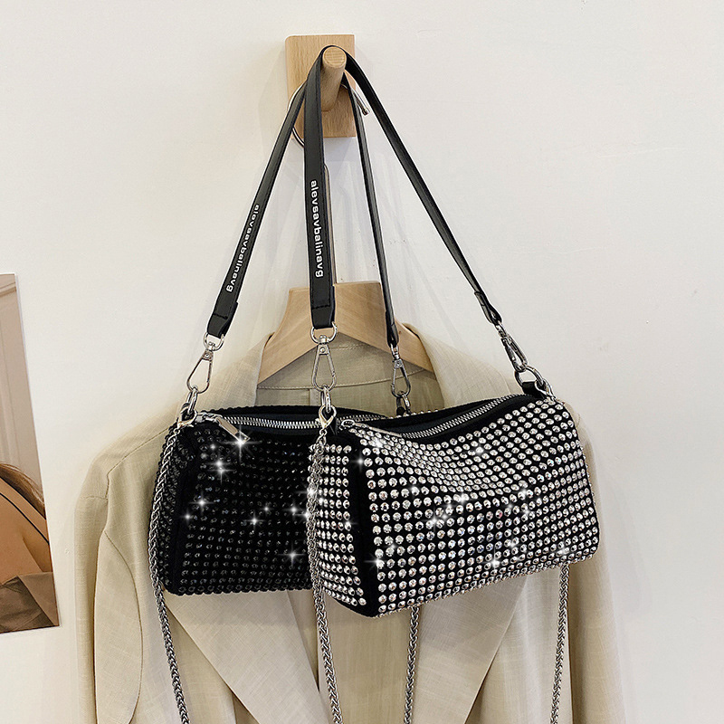 Luxury Bags Girls - Luxury Bright Rhinestone Shoulder Bag Ins