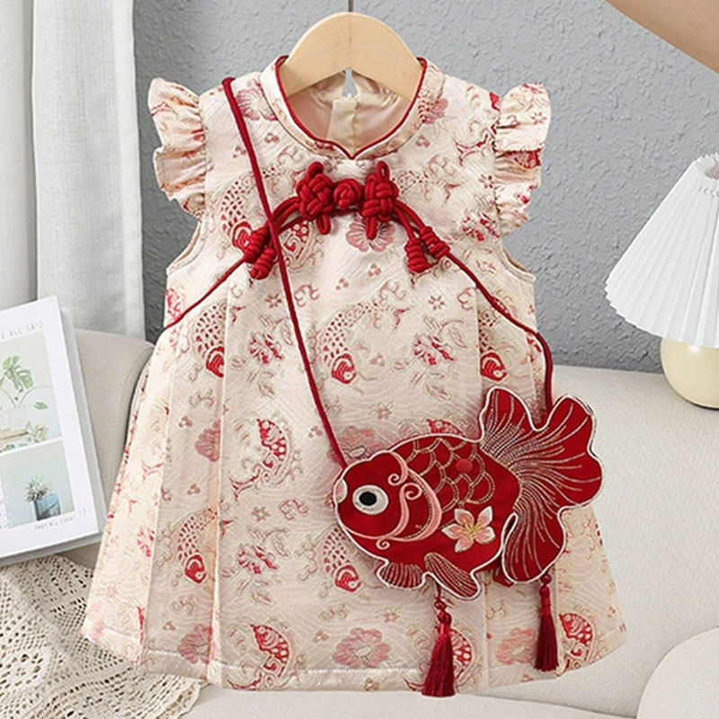 Luxury Bags From China - 2PCS Sets Summer Girls Dresses Chinese