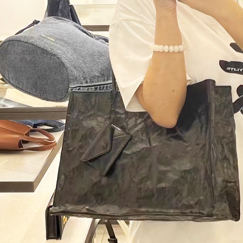 Korean Casual Kraft Paper Tote - Luxury Bags Vendor 리뷰 및 가격