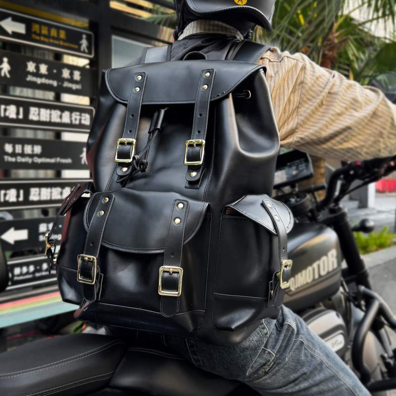 New Arrivals Leather Backpack  - Luxury Bags Vintage 리뷰 및 가격