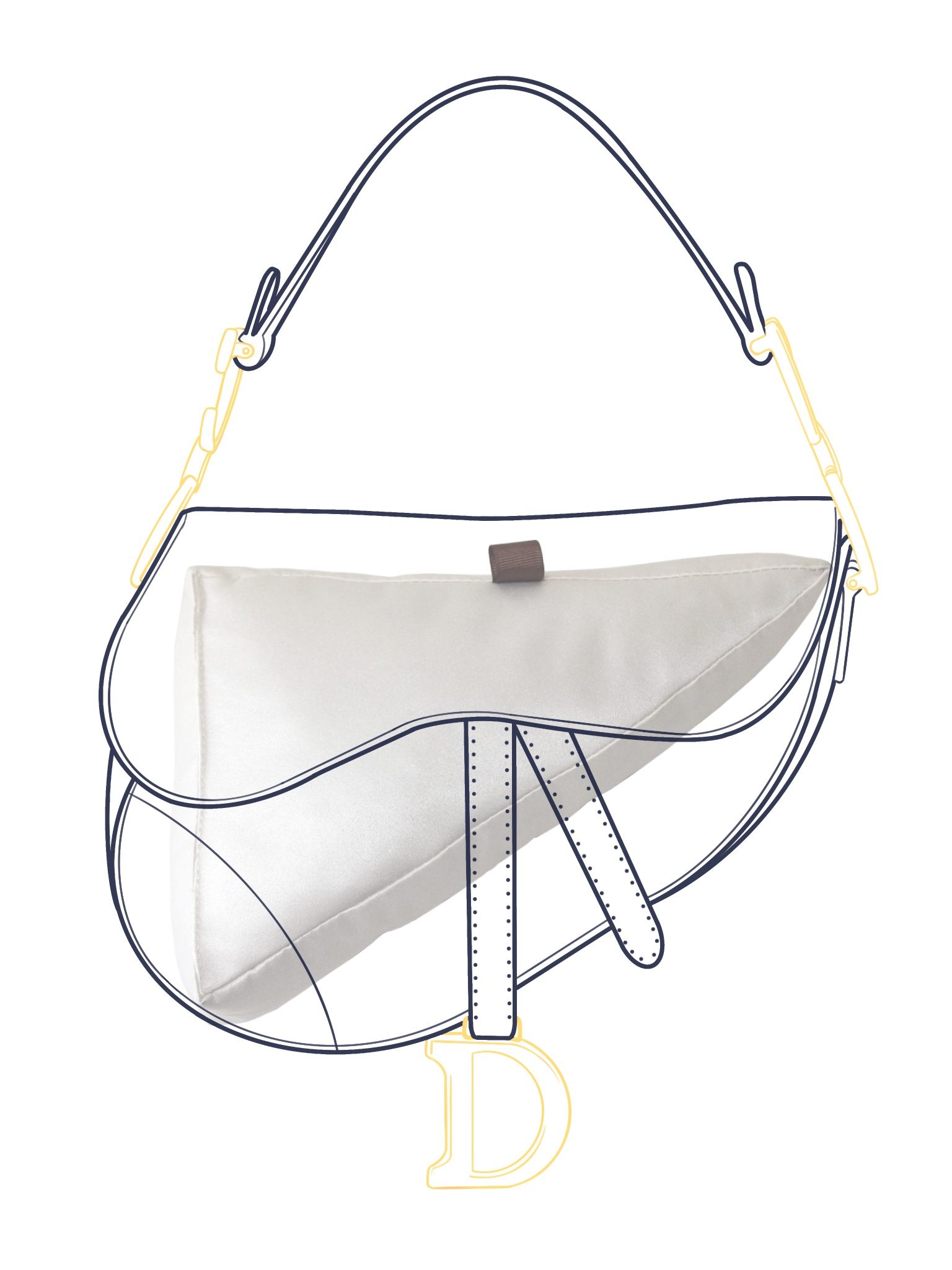 Fit For Saddle Bag Luxury Hand - Luxury Bags Dior 리뷰 및 가격