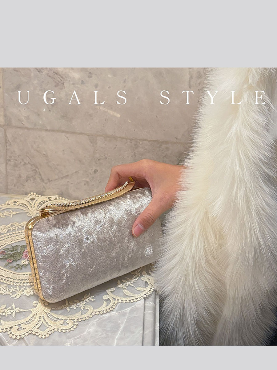 UGALS Velvet Box Bag Evening P - Luxury Bags For Young Women 리뷰 및 가격
