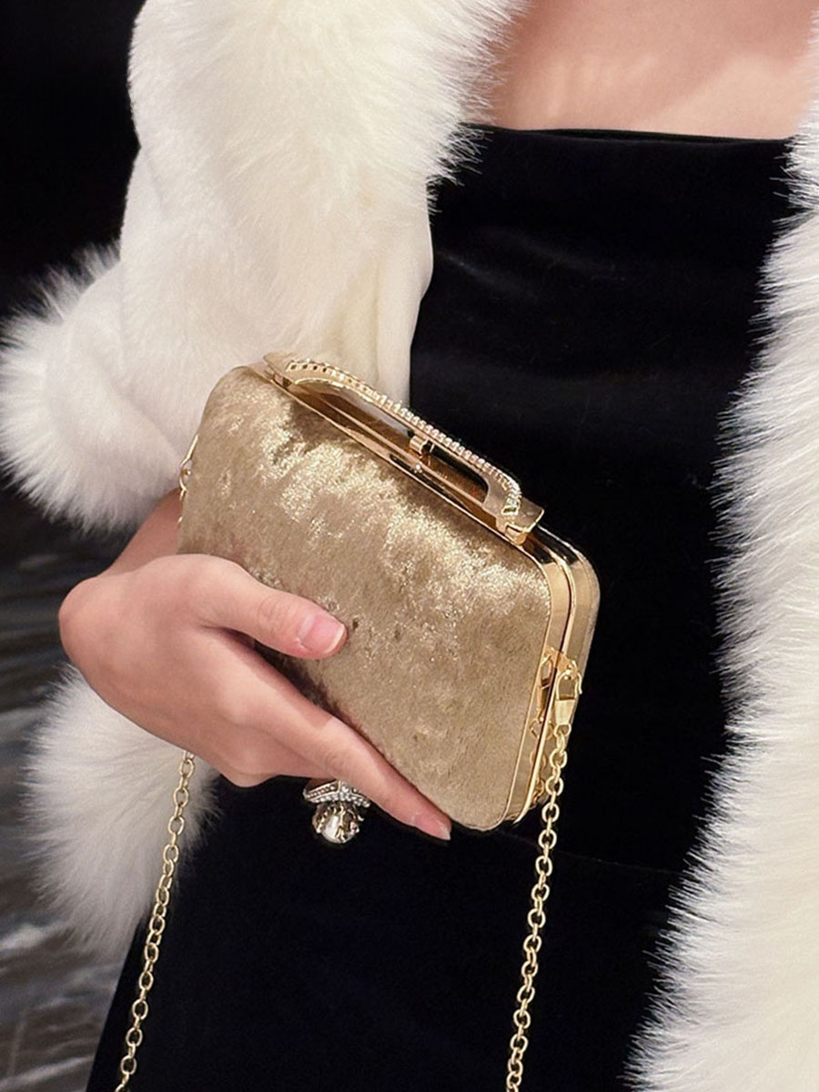 UGALS Velvet Box Bag Evening P - Luxury Bags For Young Women 리뷰 및 가격