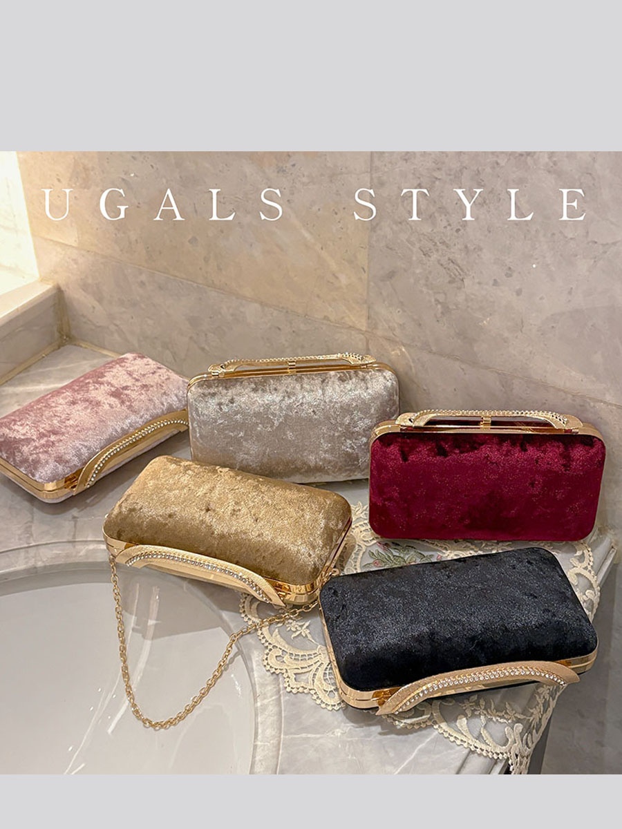 UGALS Velvet Box Bag Evening P - Luxury Bags For Young Women 리뷰 및 가격