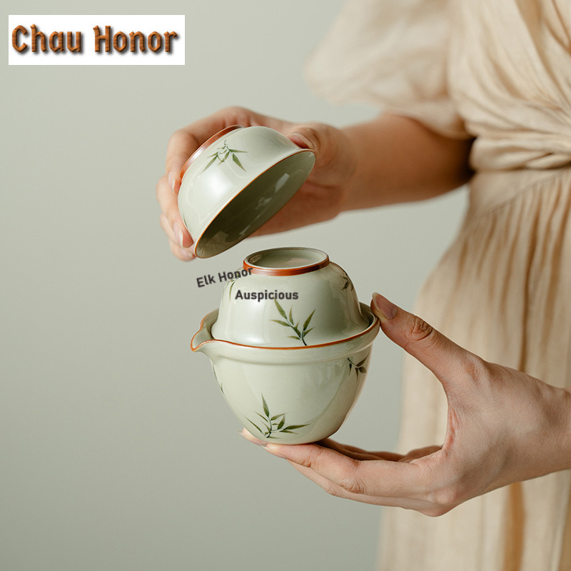 Hand-painted Ash Bamboo Green  - Luxury Bags Hand Painted 리뷰 및 가격