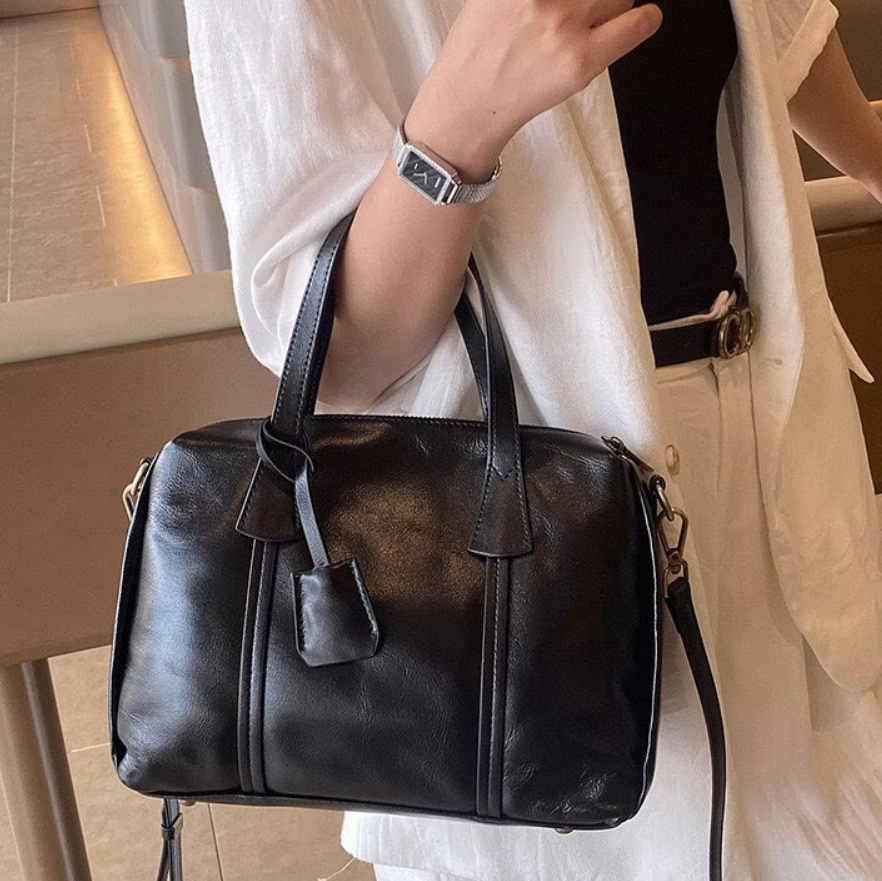 Vintage Real Leather Handbag F - Luxury Bags Girls 리뷰 및 가격