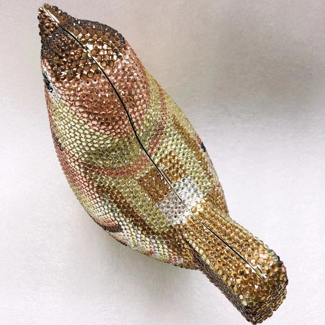 Bird Diamond Evening Bag Clutc - Luxury Bags Yellow 리뷰 및 가격