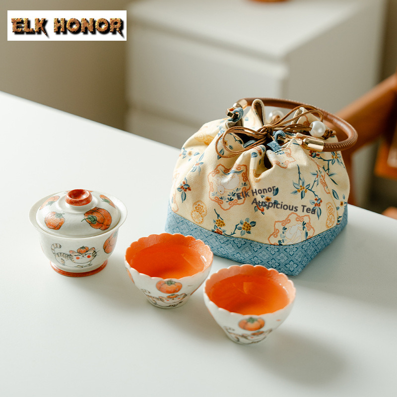 Hand-painted Persimmons Travel - Luxury Bags Hand Painted 리뷰 및 가격
