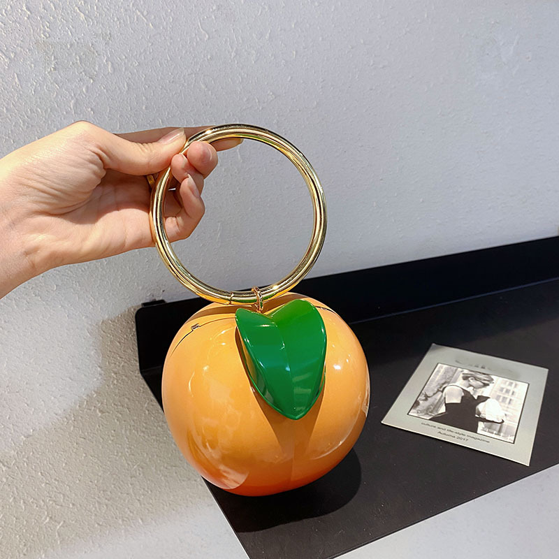 New Yellow Peach Design Women  - Luxury Bags Yellow 리뷰 및 가격