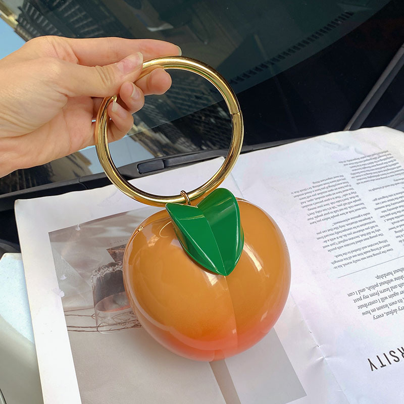 New Yellow Peach Design Women  - Luxury Bags Yellow 리뷰 및 가격