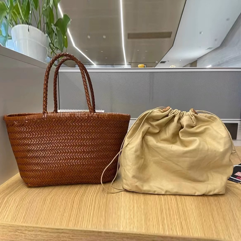 Genuine Leather Handwoven Tote - Luxury Bags Vintage 리뷰 및 가격