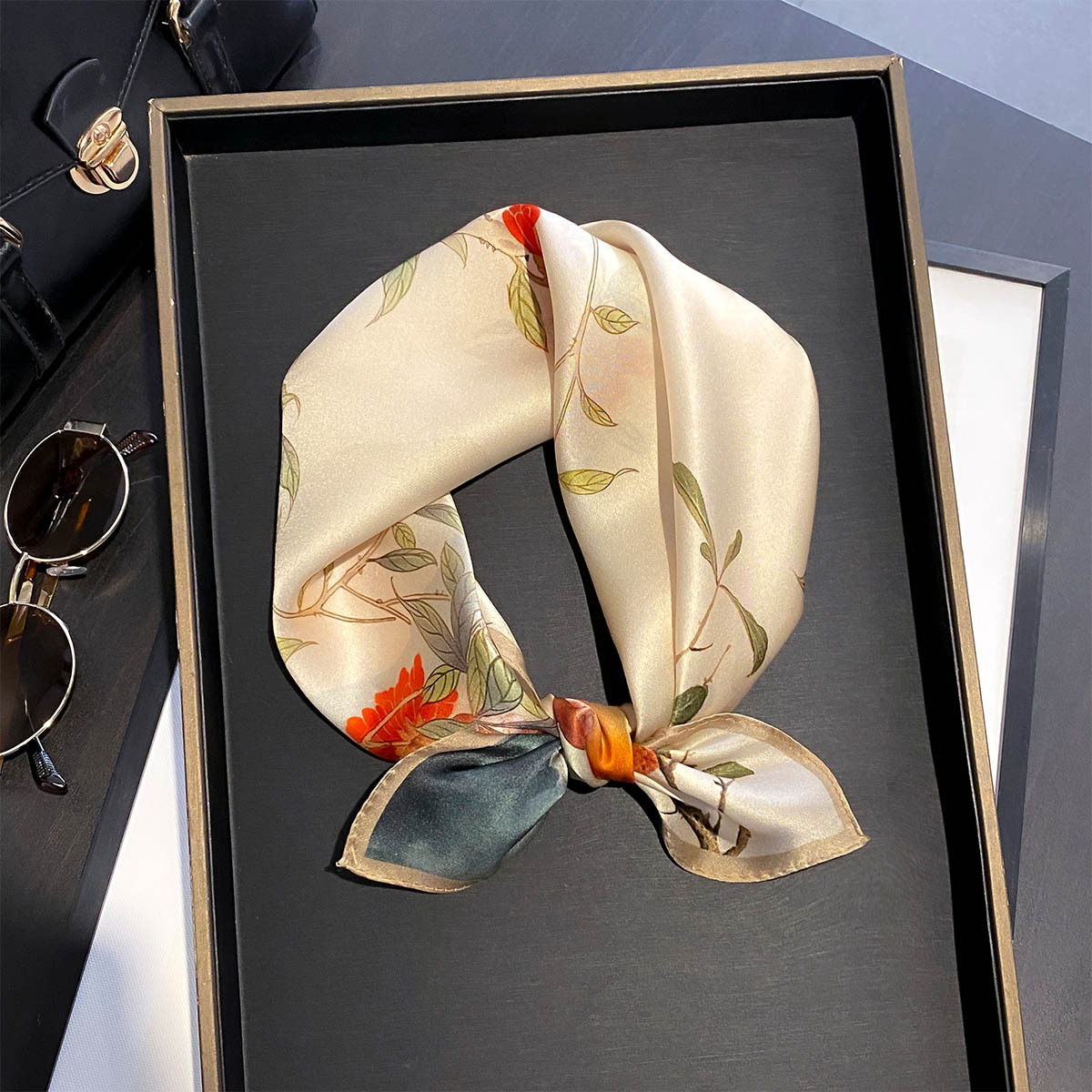 100% Pure Silk Square Scarf Wo - Luxury Bags From China 리뷰 및 가격