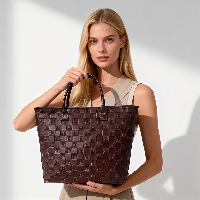 Light Luxury Deep Brown Quilte - Luxury Bags Vintage 리뷰 및 가격