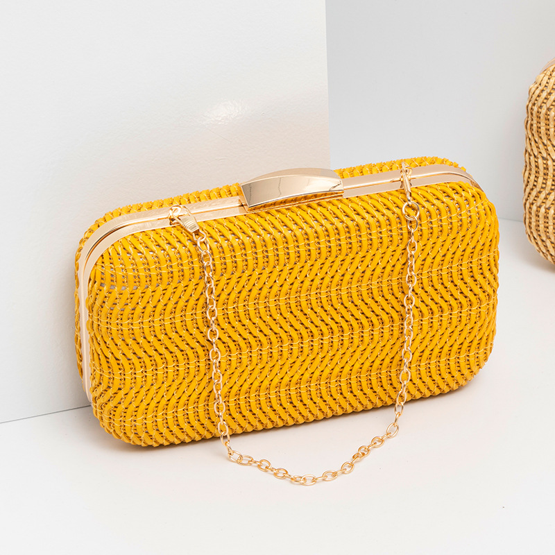 Casual Straw Women's Bag Yello - Luxury Bags Yellow 리뷰 및 가격