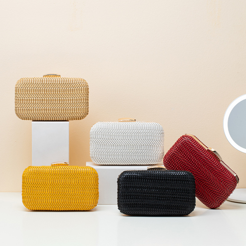 Casual Straw Women's Bag Yello - Luxury Bags Yellow 리뷰 및 가격