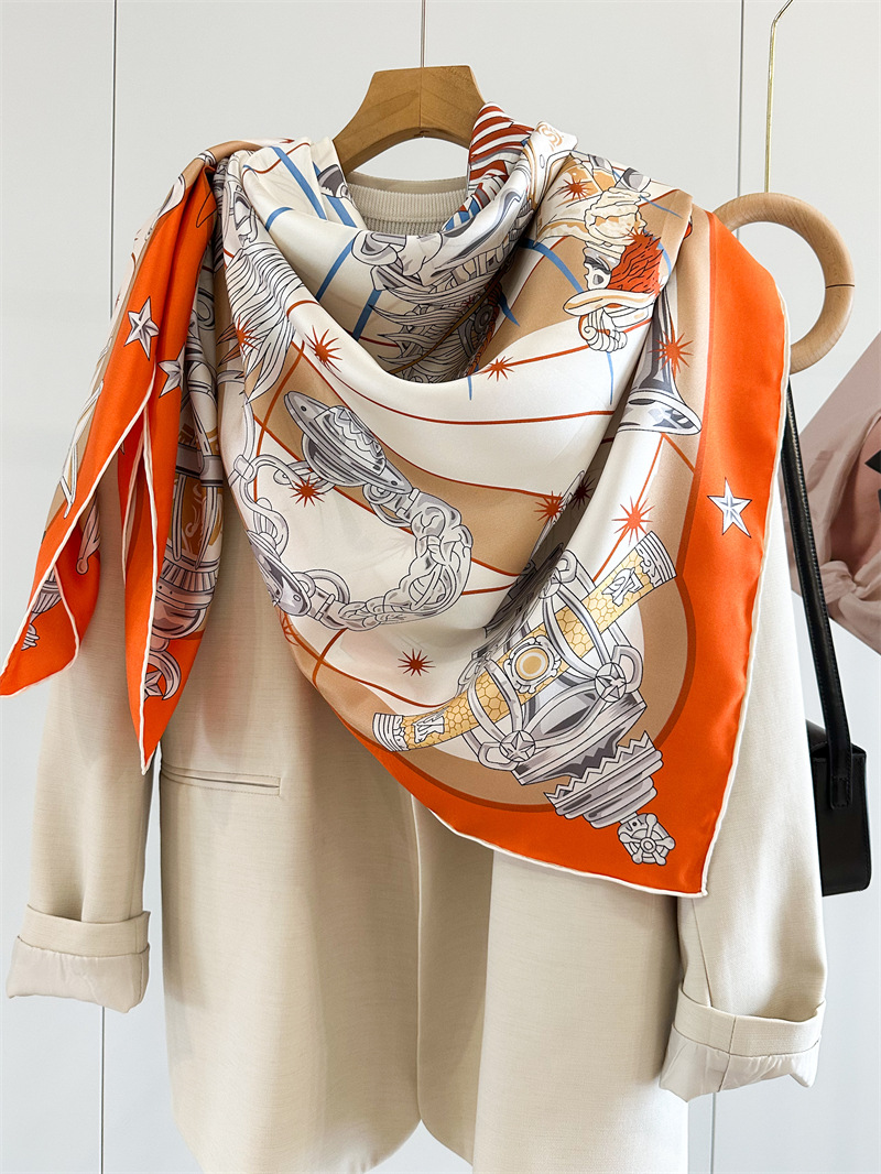 Luxury Brand Scarf Large Silk  - Luxury Bags For Women Brands 리뷰 및 가격