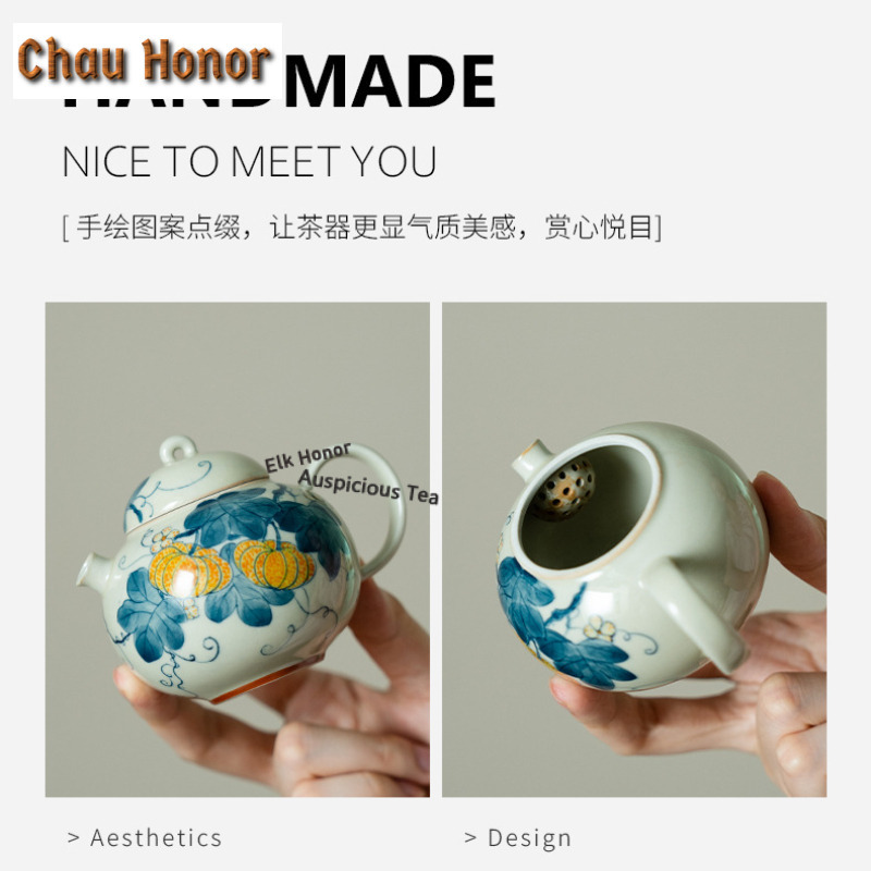 Hand-painted Pumpkin Travel Te - Luxury Bags Hand Painted 리뷰 및 가격