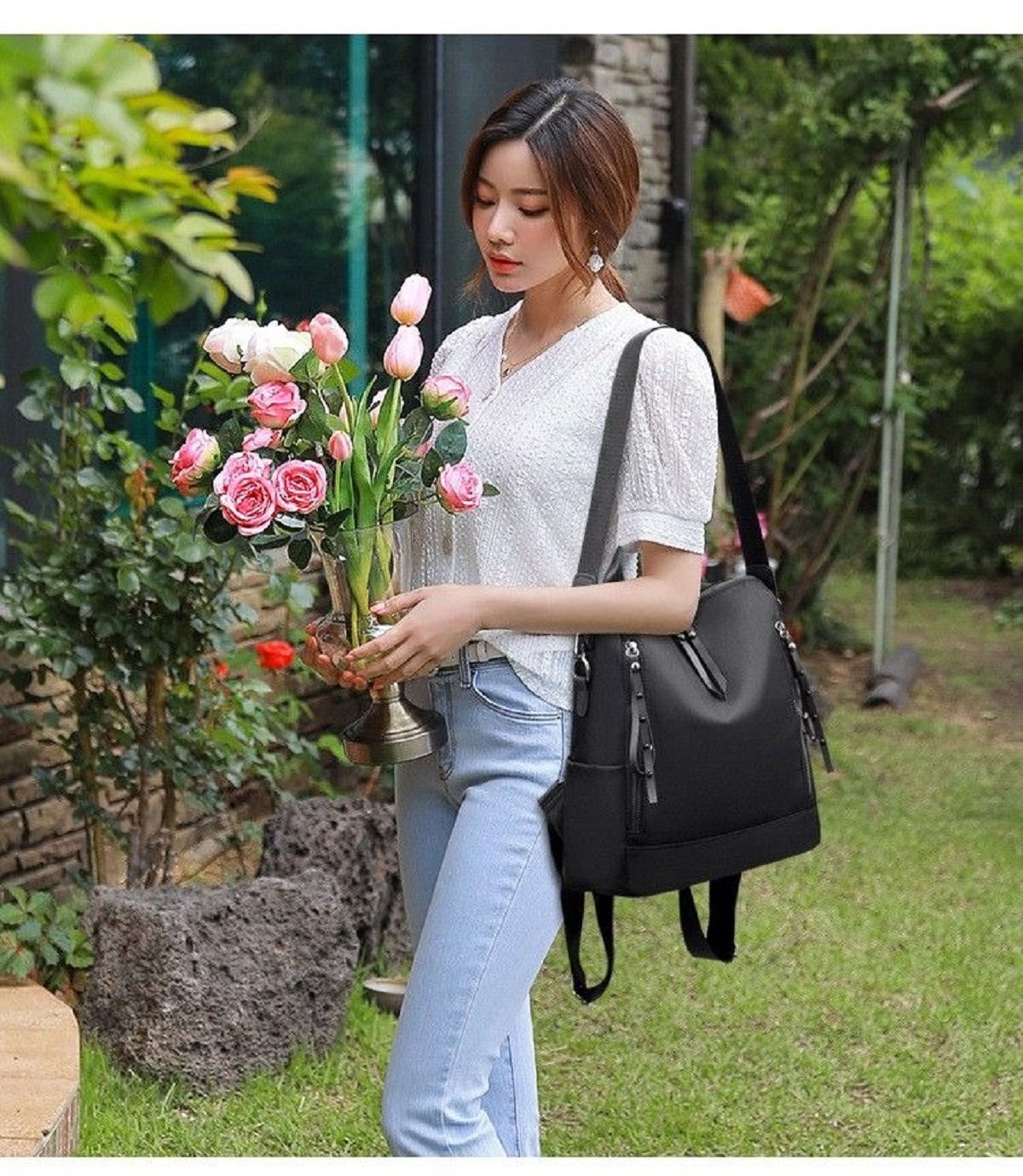 Women Backpack Bag Soft Nylon  - Luxury Bags For Young Women 리뷰 및 가격