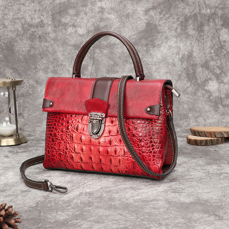 Johnature Retro Alligator Patt - Luxury Bags Hand Painted 리뷰 및 가격