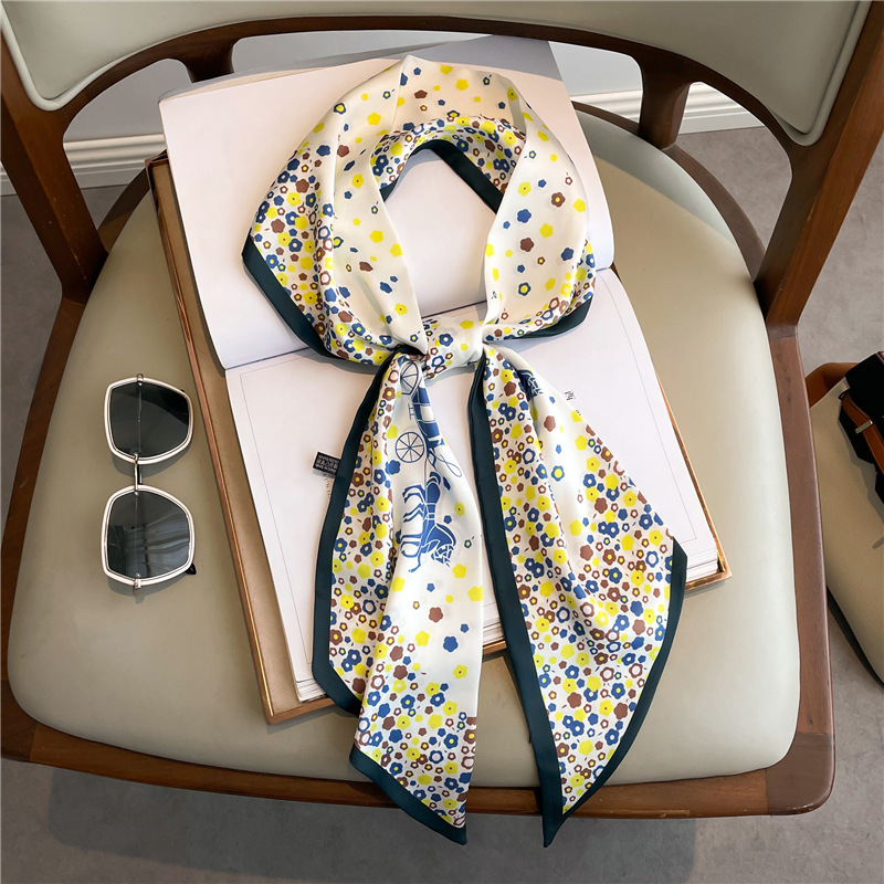 Fashion Print Long Silk Scarf  - Luxury Bags Expensive 리뷰 및 가격