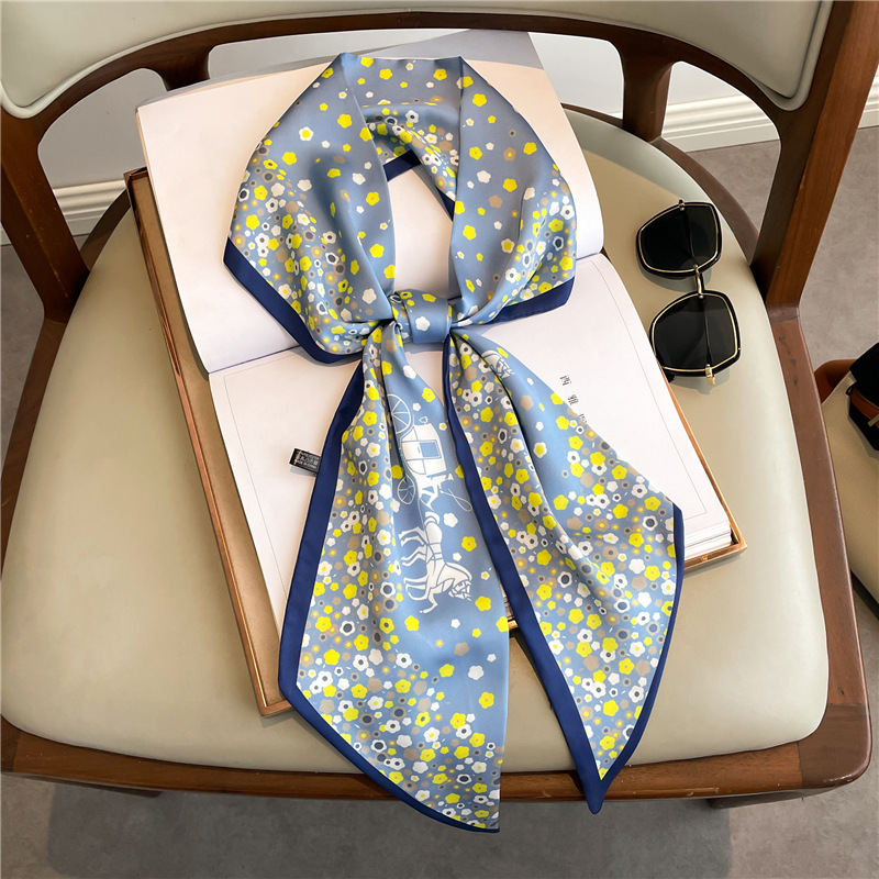 Fashion Print Long Silk Scarf  - Luxury Bags Expensive 리뷰 및 가격