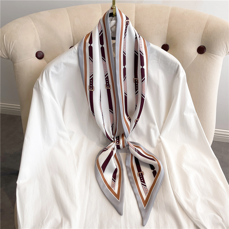 Fashion Print Long Silk Scarf  - Luxury Bags Expensive 리뷰 및 가격