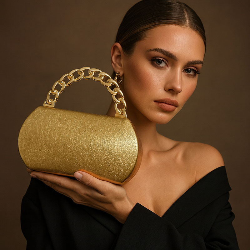 Luxury Gold Metal Buckle Box C - Luxury Bags Gold 리뷰 및 가격
