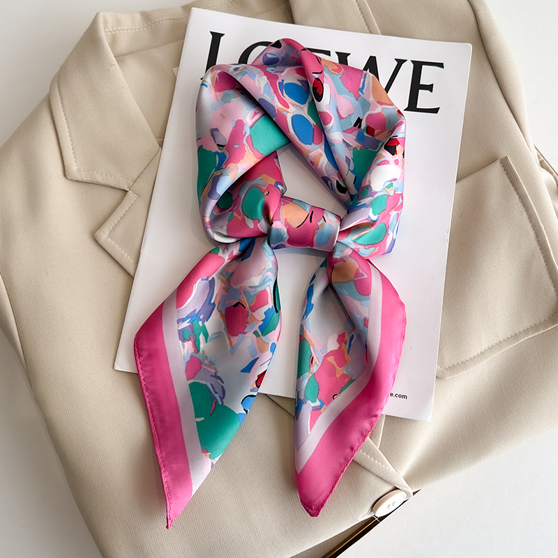 Luxury Floral Print Square Sil - Luxury Bags Expensive 리뷰 및 가격