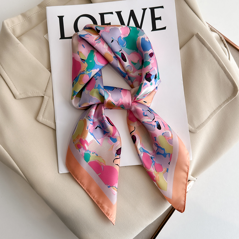 Luxury Floral Print Square Sil - Luxury Bags Expensive 리뷰 및 가격