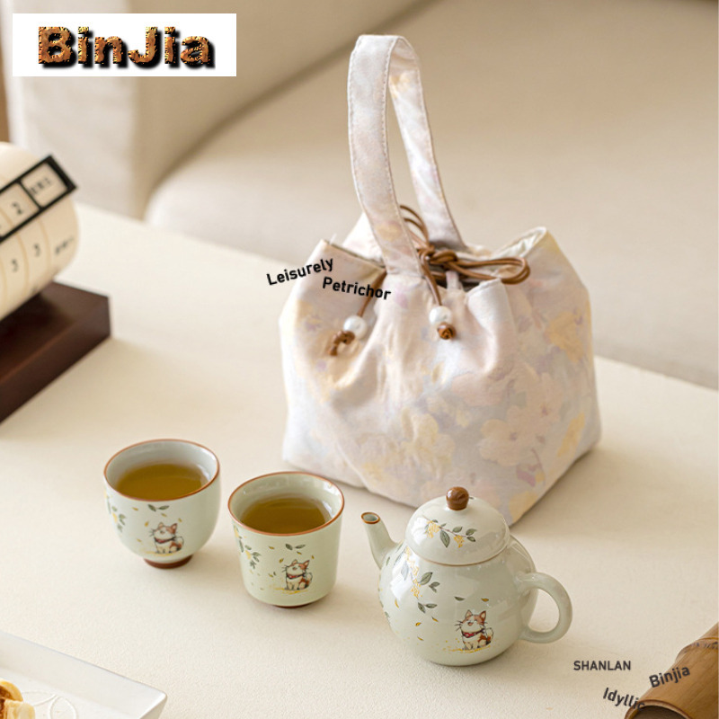 Hand Painted Osmanthus Kitten  - Luxury Bags Hand Painted 리뷰 및 가격