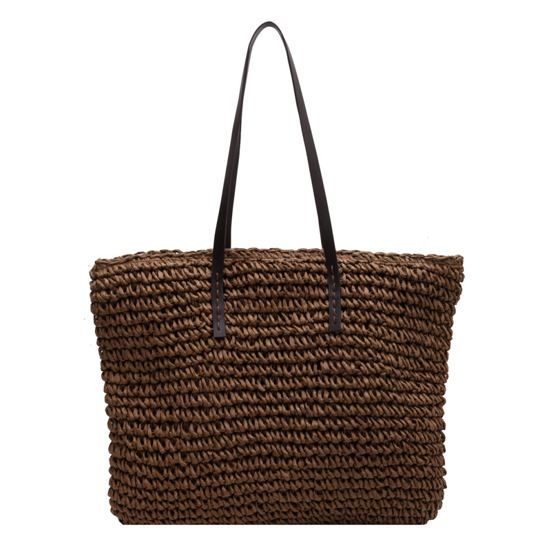 Straw Woven Tote Bags Casual L - Luxury Bags Vendor 리뷰 및 가격