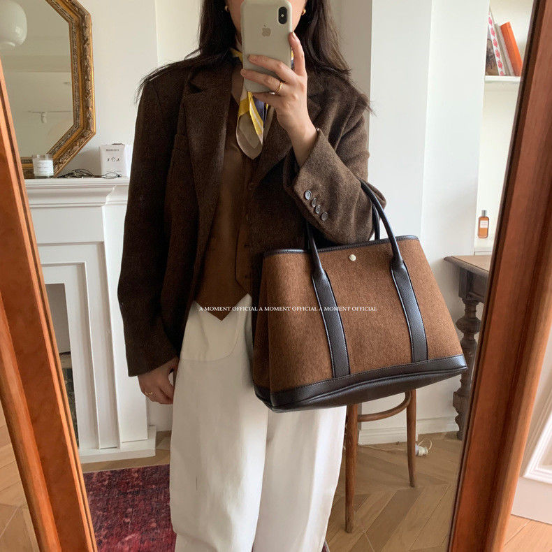 JIAERDI Retro Weave Tote Bag W - Luxury Bags Vintage 리뷰 및 가격