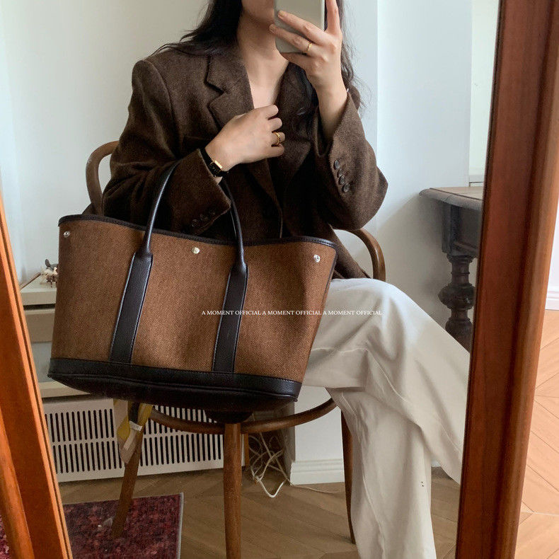 JIAERDI Retro Weave Tote Bag W - Luxury Bags Vintage 리뷰 및 가격