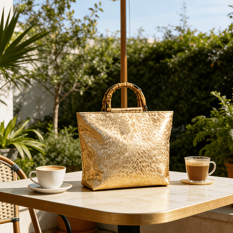 Light luxury metallic gold jac - Luxury Bags Gold 리뷰 및 가격