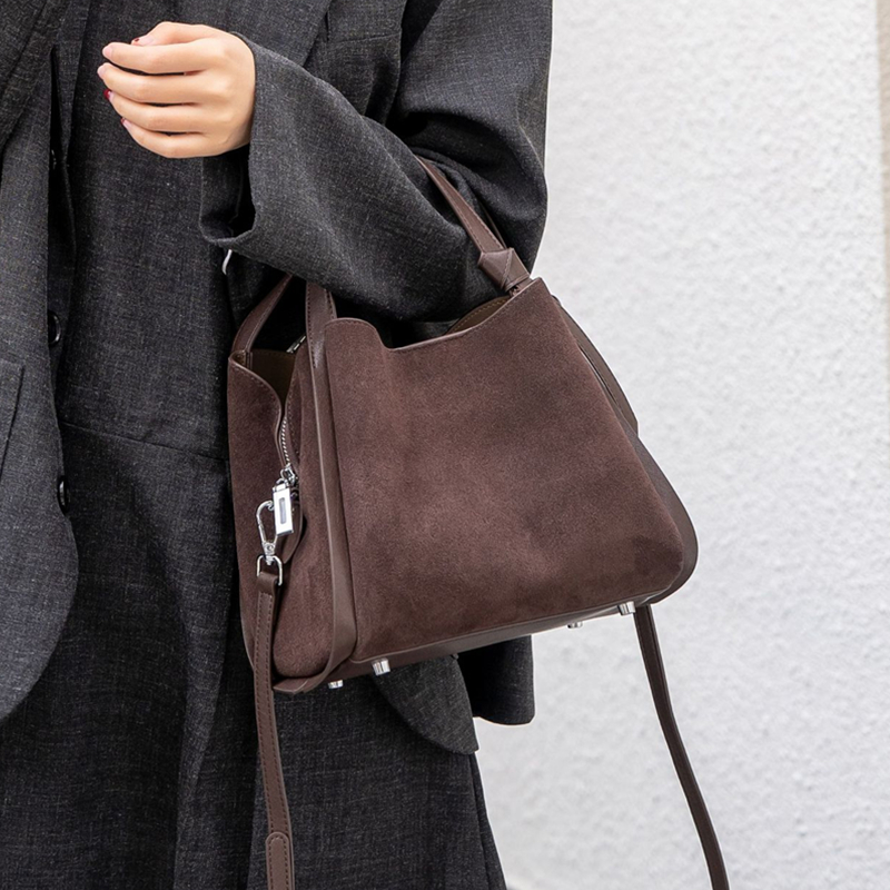 Burminsa Cowhide Suede Genuine - Luxury Bags Vintage 리뷰 및 가격