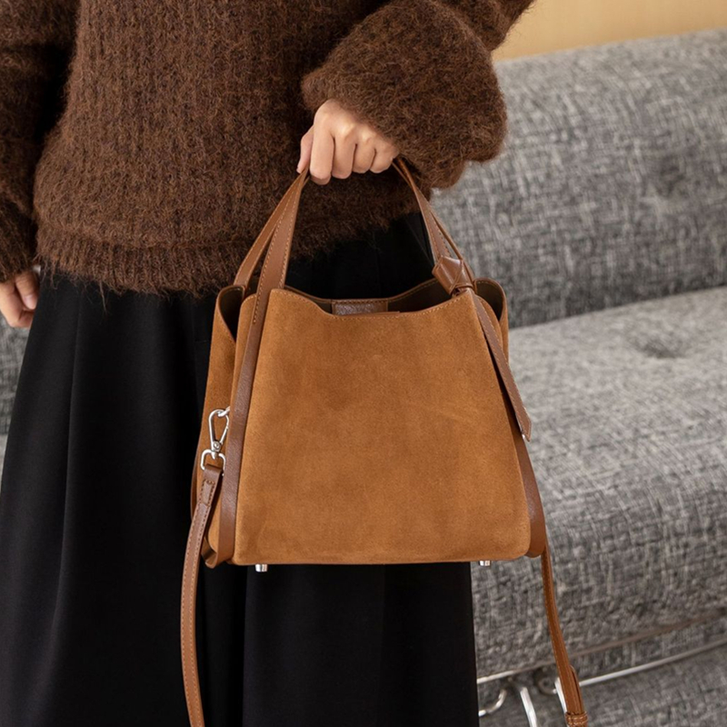 Burminsa Cowhide Suede Genuine - Luxury Bags Vintage 리뷰 및 가격