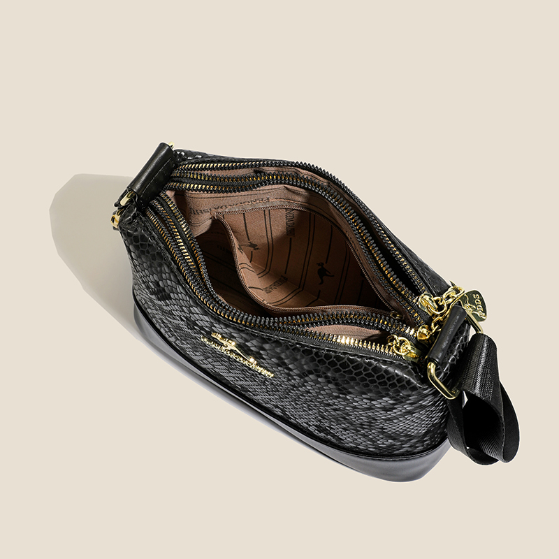 Snake Patterned Shoulder Bag W - Luxury Bags Girls 리뷰 및 가격