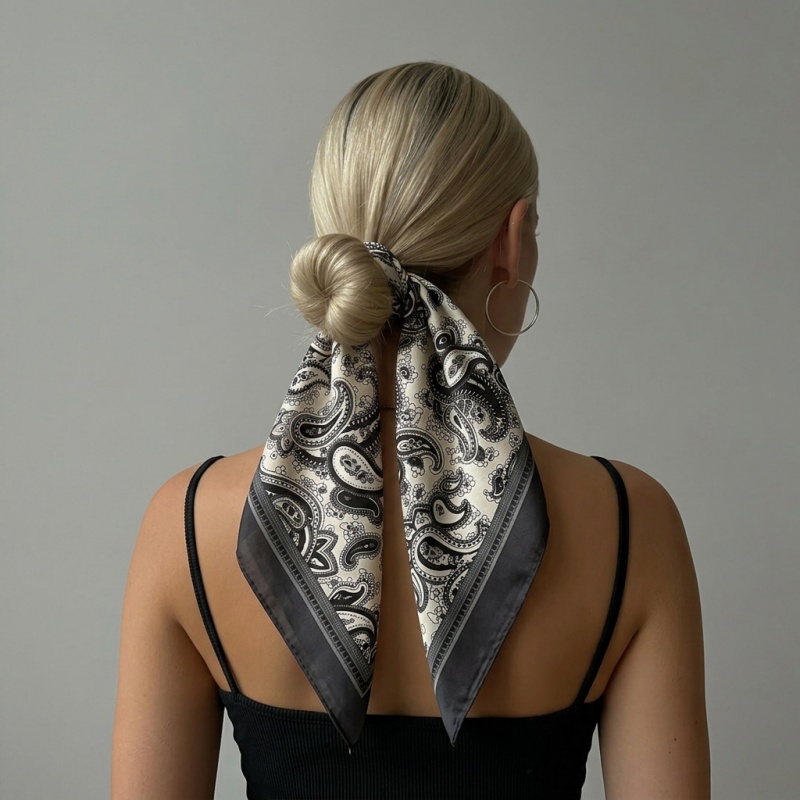 Luxury Satin Square Scarf Pais - Luxury Bags Expensive 리뷰 및 가격