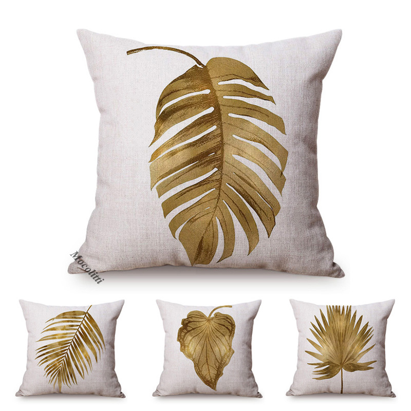 Golden Leaf Style Cotton Linen - Luxury Bags Hand Painted 리뷰 및 가격