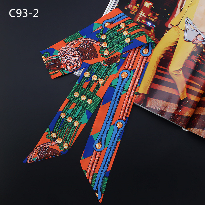 New Chain Print Small Silk Sca - Luxury Bags For Women Brands 리뷰 및 가격