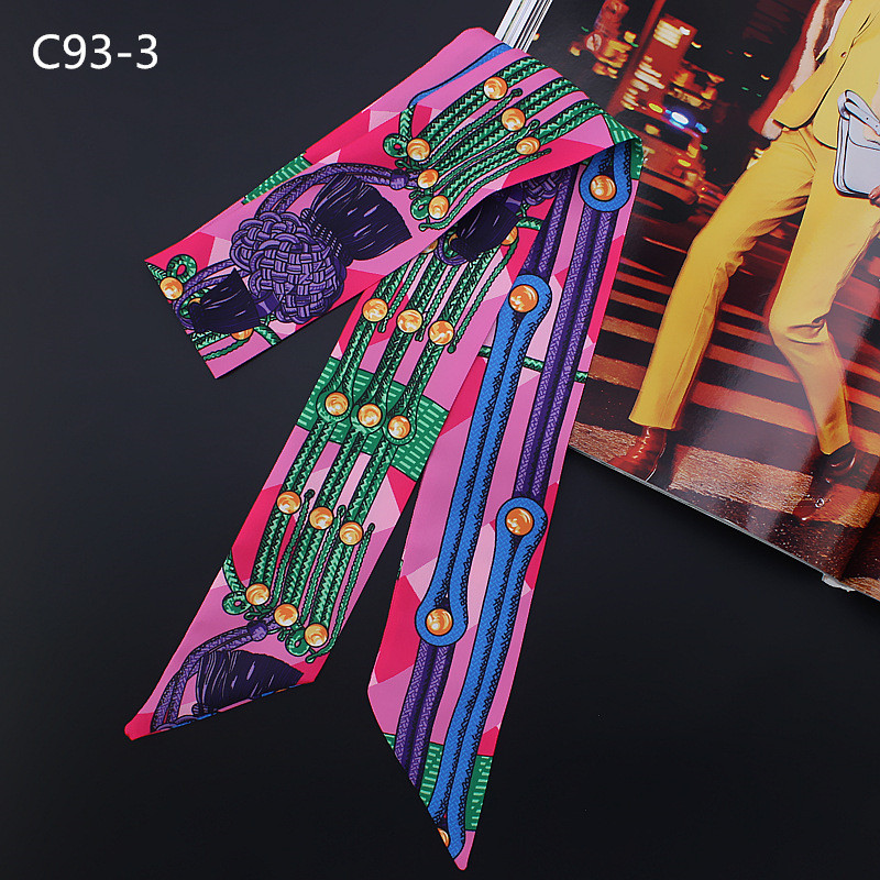 New Chain Print Small Silk Sca - Luxury Bags For Women Brands 리뷰 및 가격