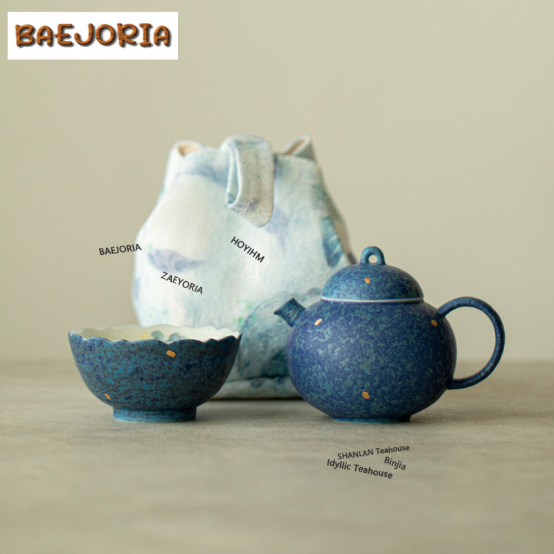 Hand-painted Blue Butterfly Tr - Luxury Bags Hand Painted 리뷰 및 가격
