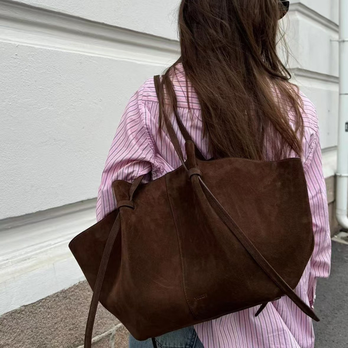 Faux Suede Tote Bags For Women - Luxury Bags Vintage 리뷰 및 가격