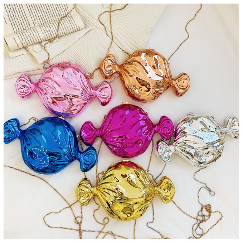 Candy Acrylic Fashion Wedding  - Luxury Bags Gold 리뷰 및 가격