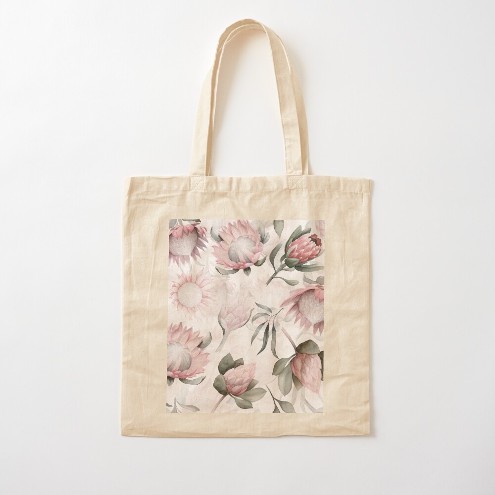 Hand Painted Protea Watercolor - Luxury Bags Hand Painted 리뷰 및 가격