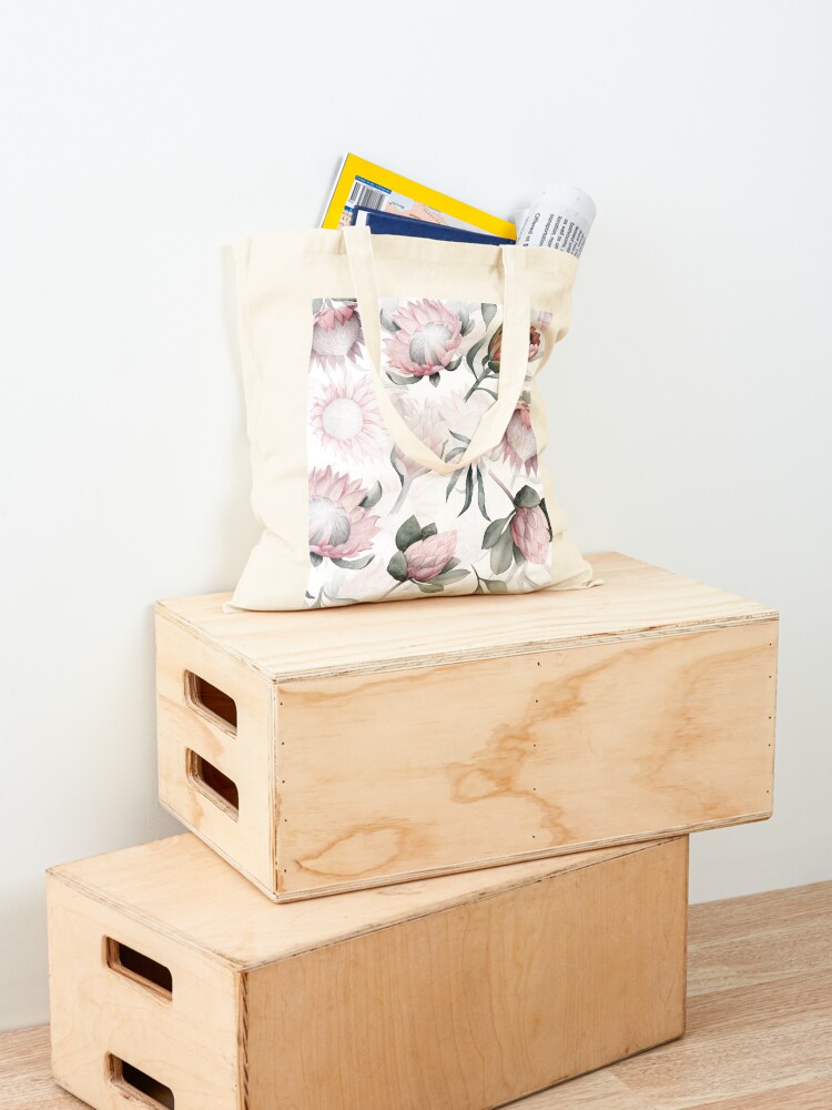 Hand Painted Protea Watercolor - Luxury Bags Hand Painted 리뷰 및 가격