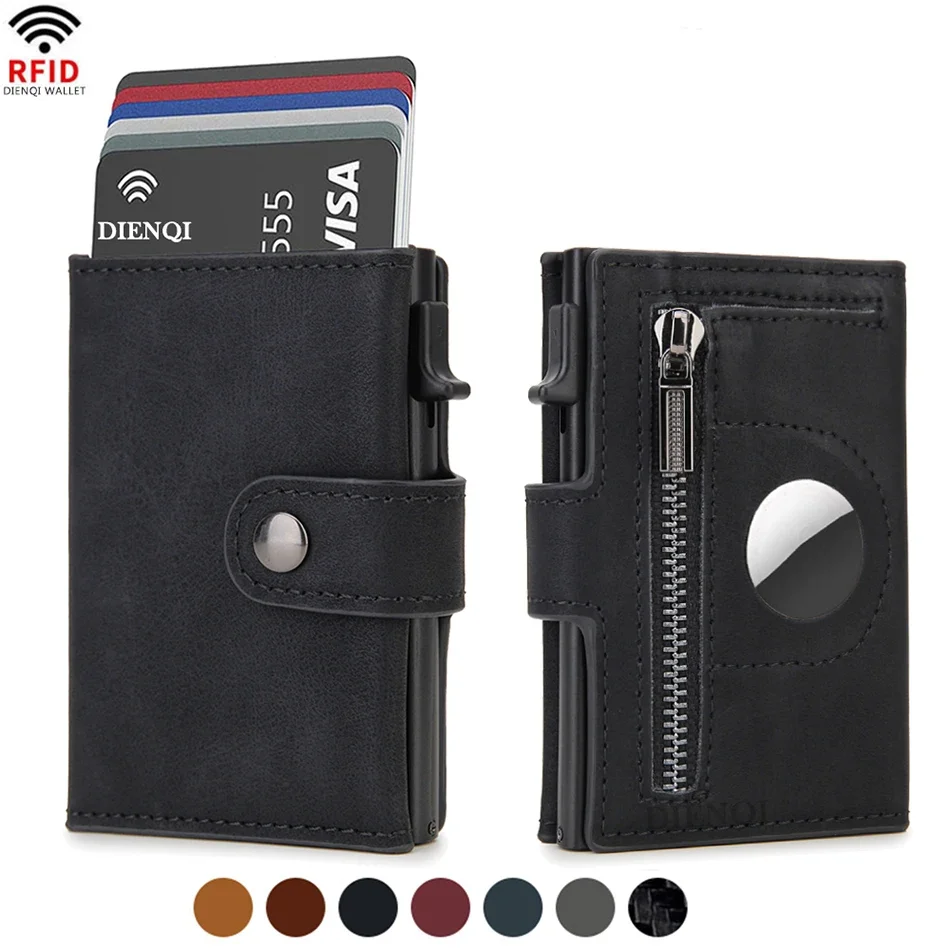 Rfid Leather Airtag Men Wallet - Luxury Bags Outlet 리뷰 및 가격