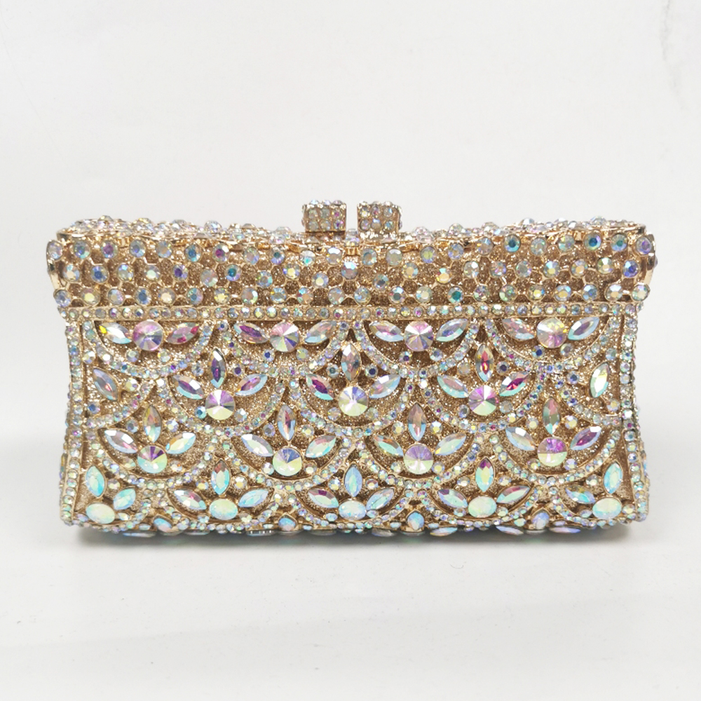 Diamond Fish Scale Evening Clu - Luxury Bags Gold 리뷰 및 가격
